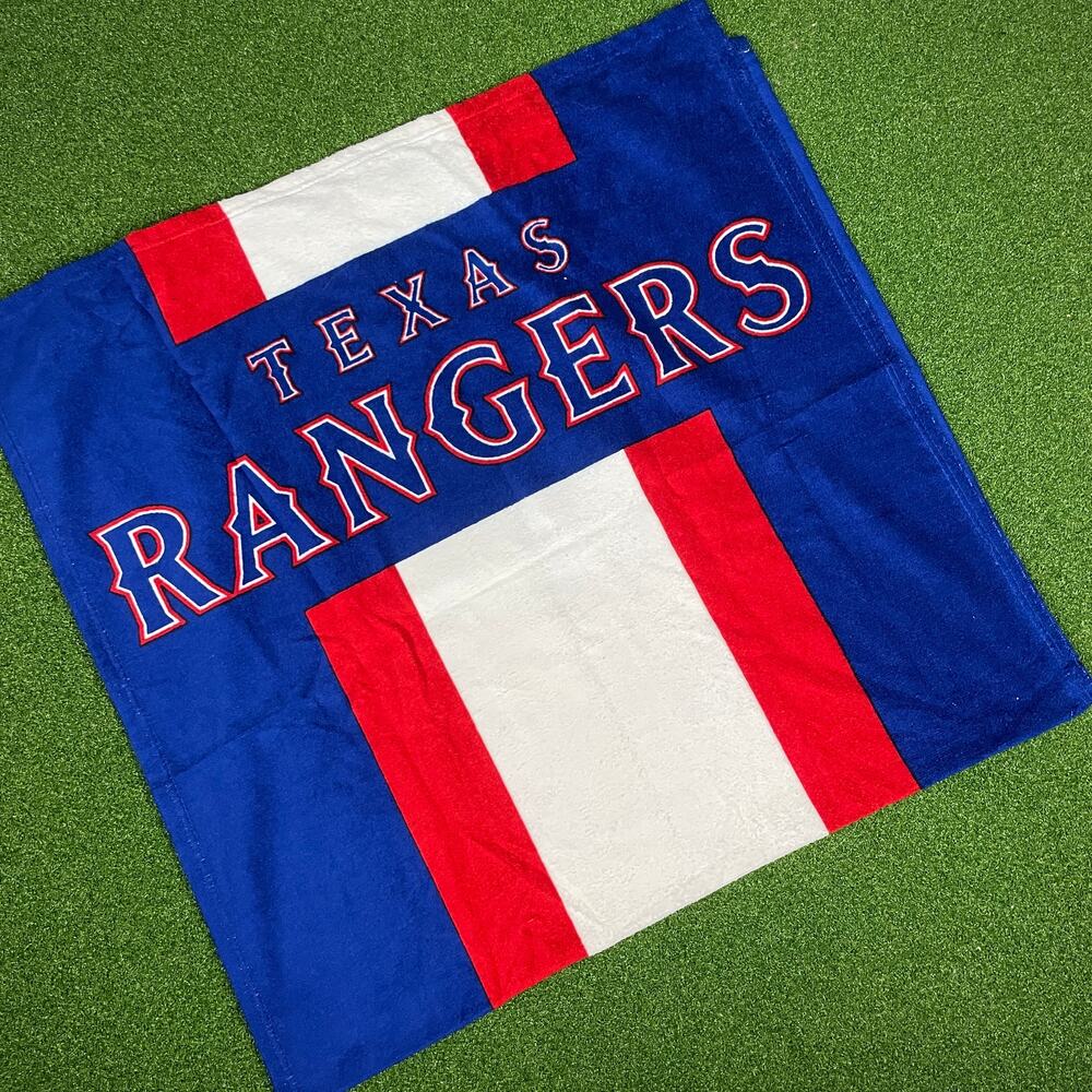 Vintage Texas Rangers MLB Baseball Northwest Beach Towel